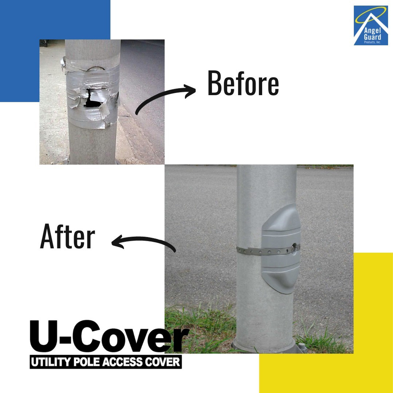 U-Cover Lamp Post Cover 2 - lamp post cover, hand hole cover, light pole access covers, street lighting systems